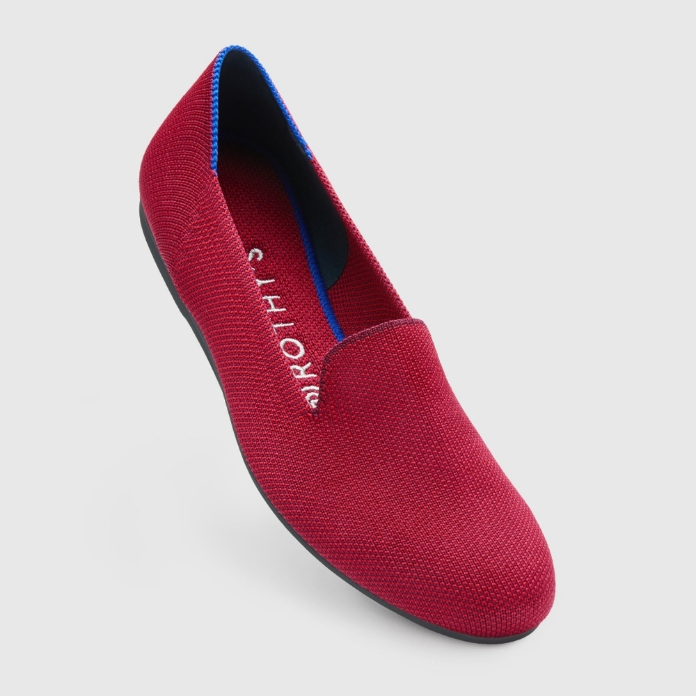 Rothy's Dark Red Loafers Size 10.5
